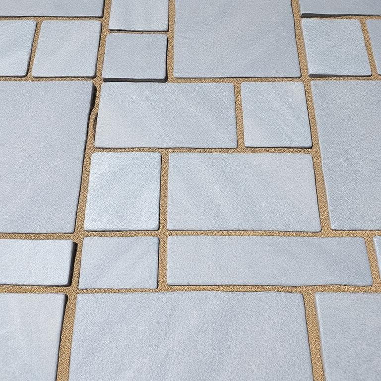 Bluestone paver alignment detail
